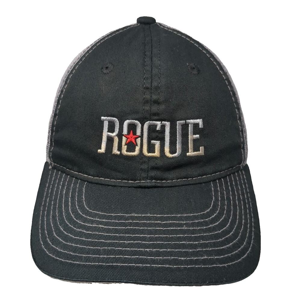 OC Trucker Hat Black One Size Rogue Fitness Gym Embroidered Mesh Back Snapback
